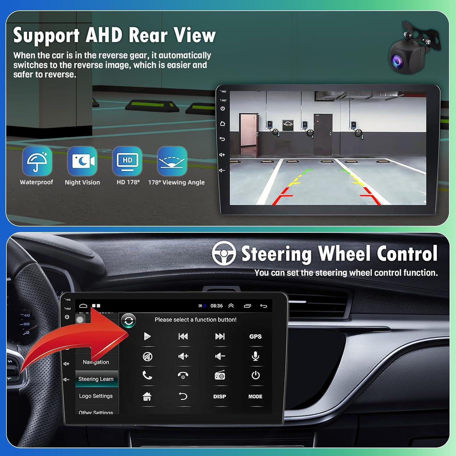 Estéreo Android 13 9" WheelX para Toyota Corolla 2009-2013