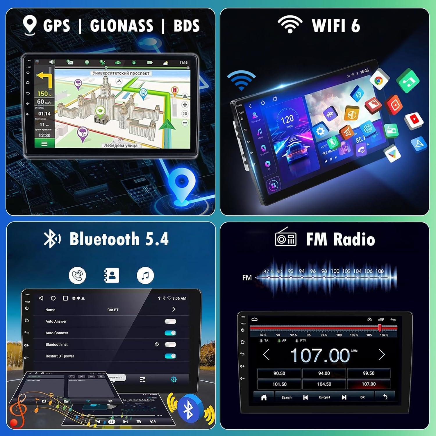 Estéreo Android 13 9" WheelX para Toyota Corolla 2009-2013