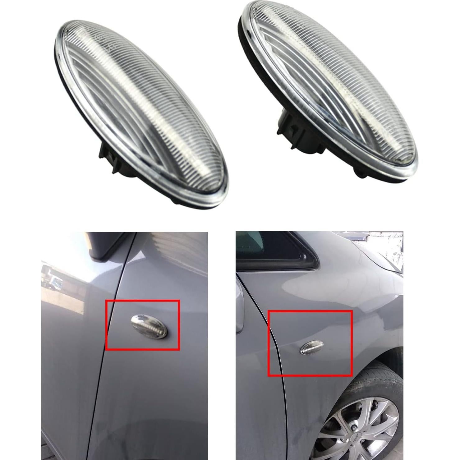 Luces de señal de giro LED Znakeauto para Toyota RAV4 Corolla Auris