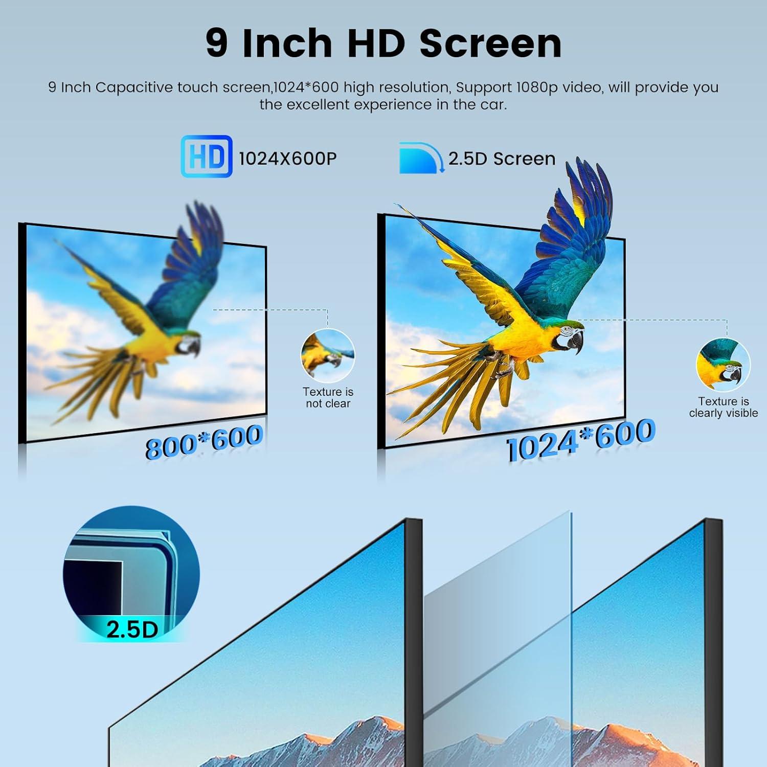 Estéreo Android NHOPEEW para Toyota Sienna 2010-2014, 9" HD