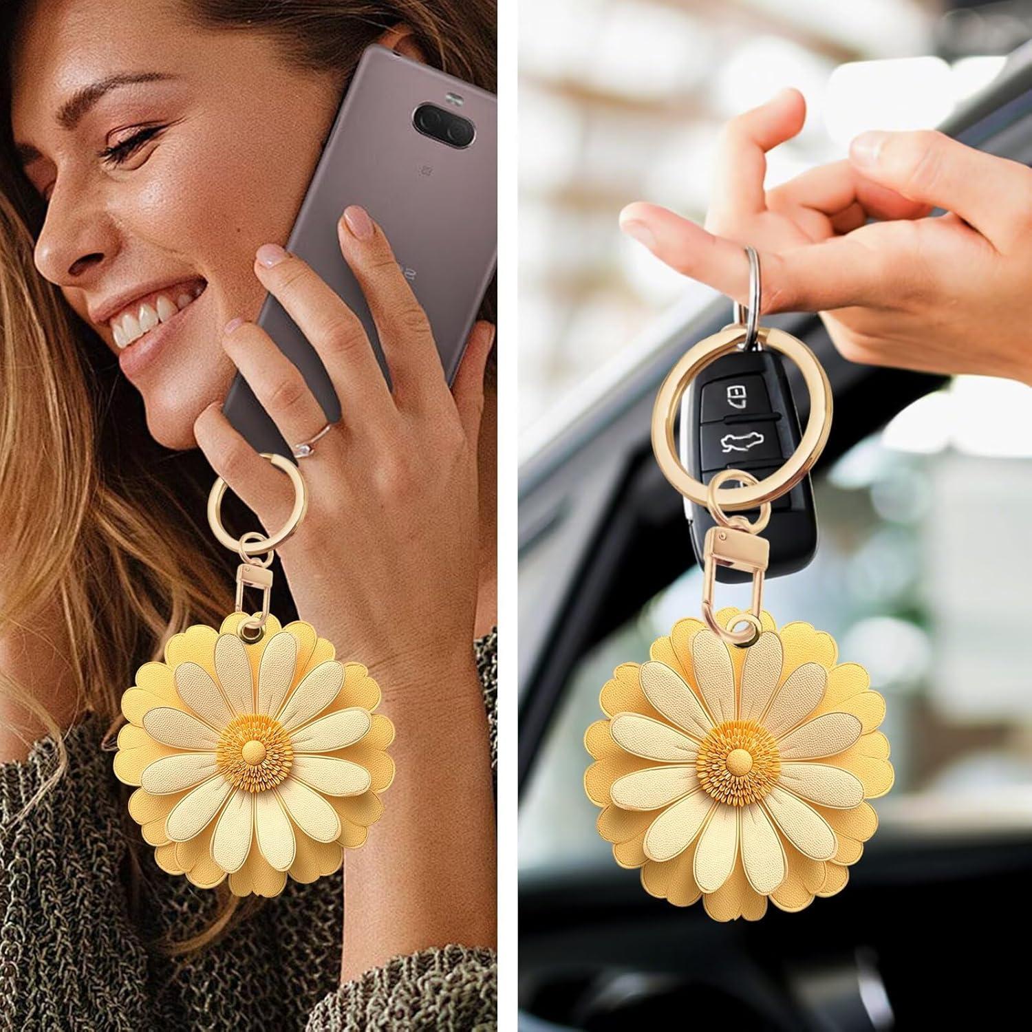 Llavero Decorativo Genérico Funda GPS Cuero PU 8.9x8.9 cm