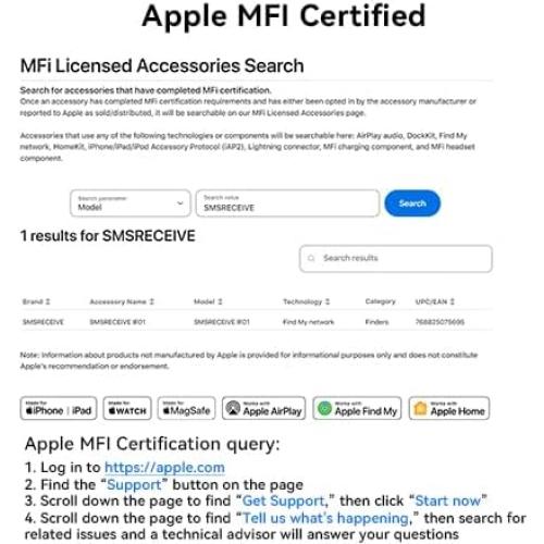 Etiquetas de seguimiento Bluetooth SMSRECEIVE IF01 - Paquete de 4