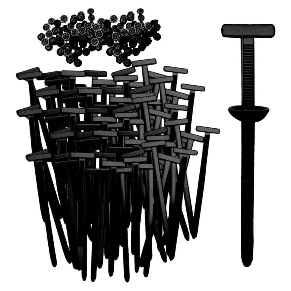 Hebilla de Brida de Cable Nylon FANSUIT 50pcs Autocierre