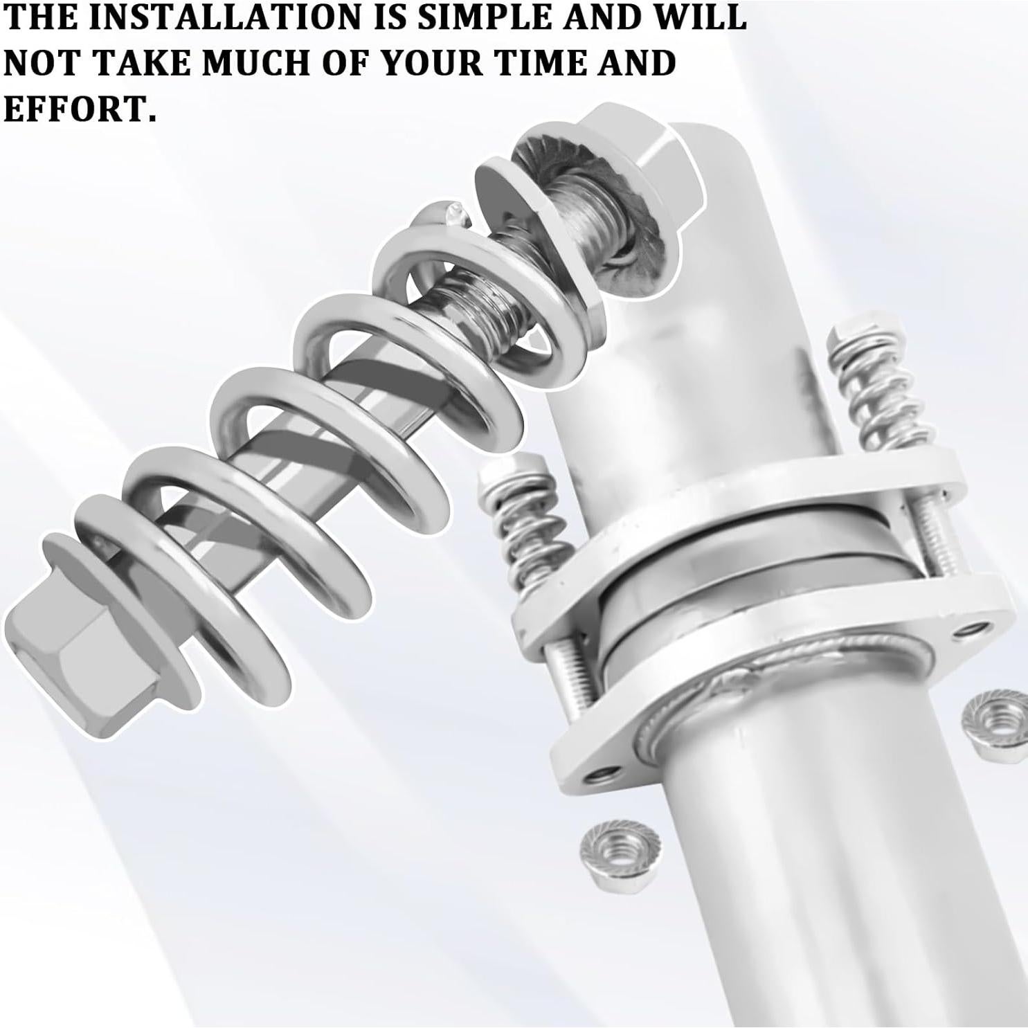 Kit de Tornillos de Colector de Escape QKYS 2PCS M10x1.25