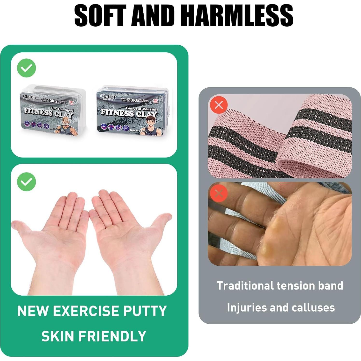 Pasta de Ejercicio Botsparty 22LBS para Mano y Brazo