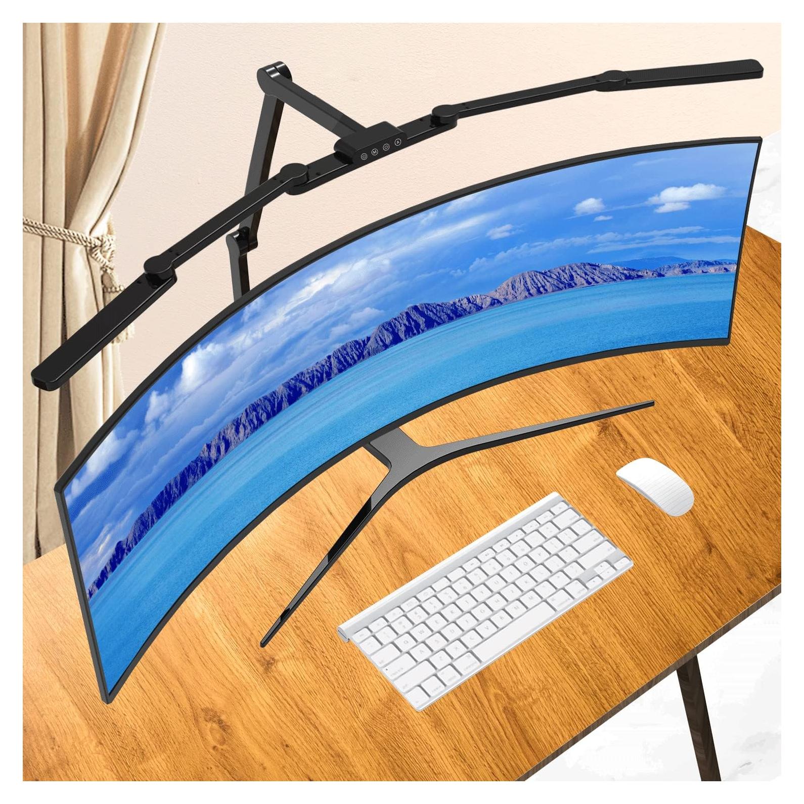 Lámpara de Escritorio LED Epabina 105.4 cm con Abrazadera 24W