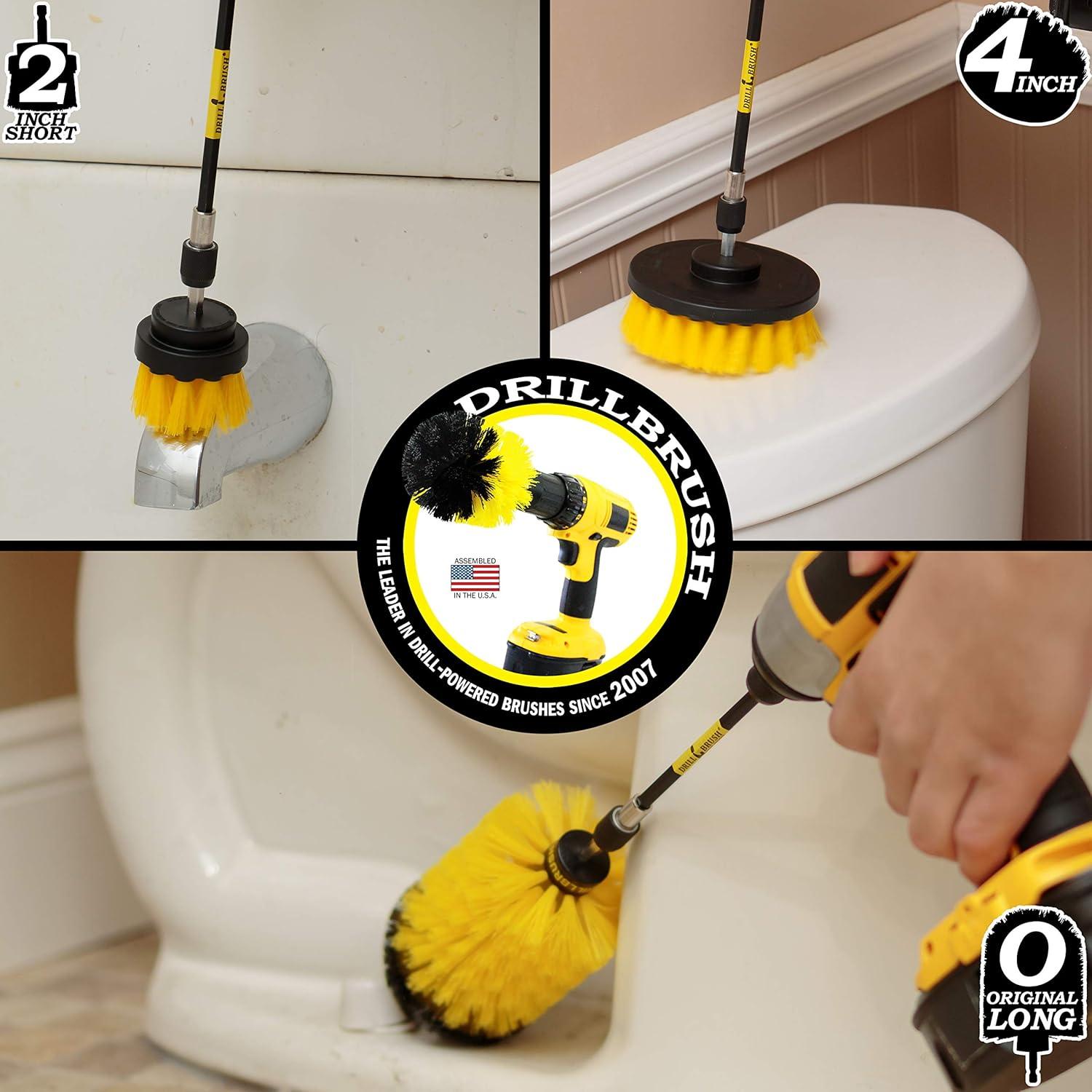 Juego de Cepillos de Limpieza para Taladro Drillbrush - 4 Piezas