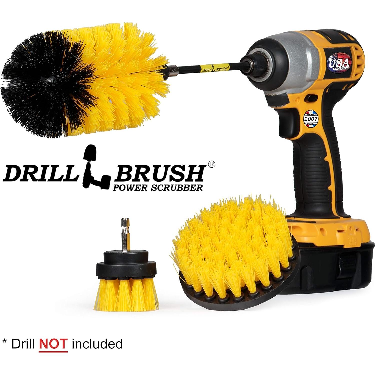 Juego de Cepillos de Limpieza para Taladro Drillbrush - 4 Piezas