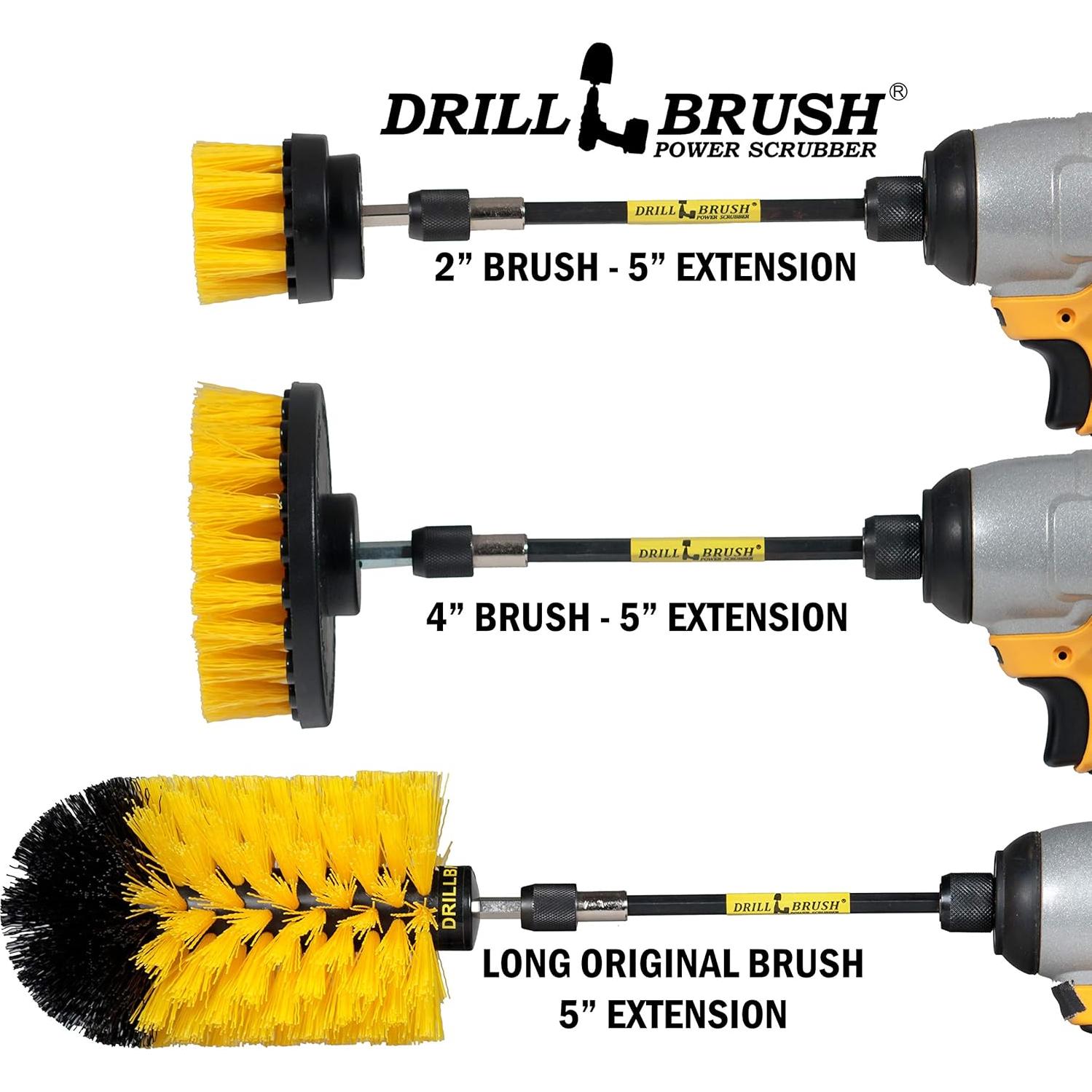 Juego de Cepillos de Limpieza para Taladro Drillbrush - 4 Piezas