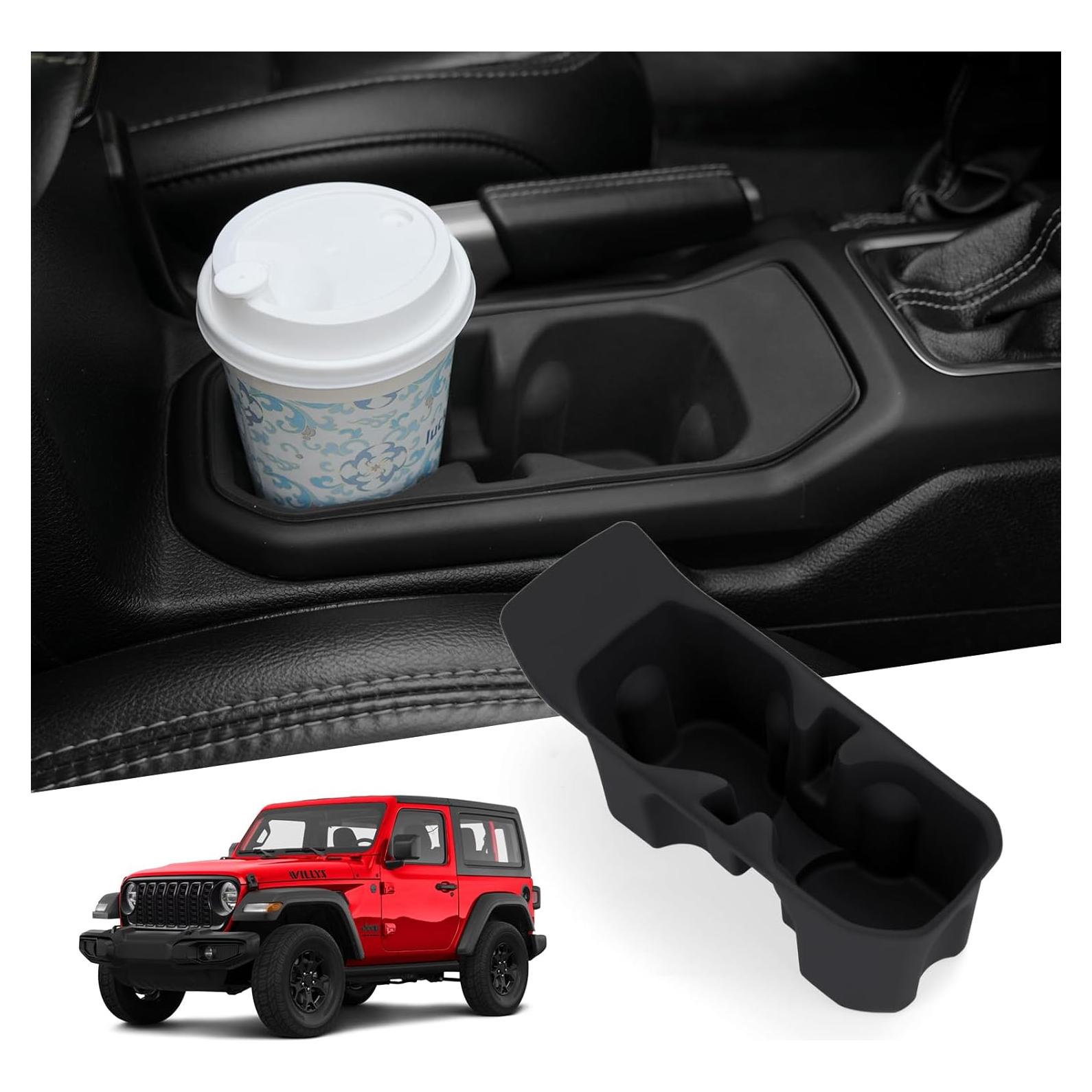 Soporte para Tazas MAIKER DM-257200 para Jeep Wrangler y Gladiator