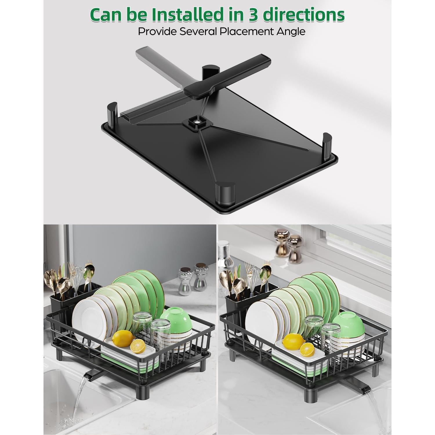 Escurridor de Platos CosyPic de Acero Inoxidable 28x38 cm