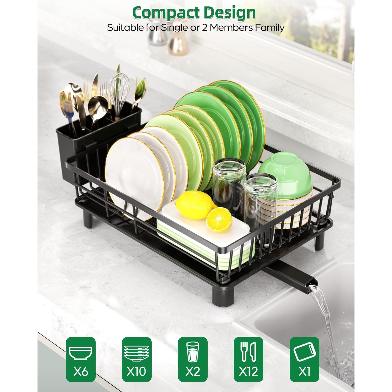 Escurridor de Platos CosyPic de Acero Inoxidable 28x38 cm