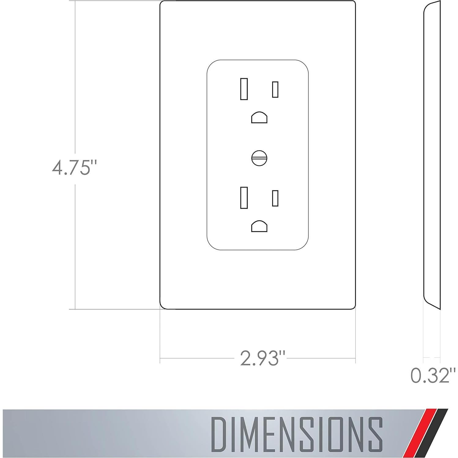 Placas de Pared Decorativas TayMac MW2500I - Paquete de 5 - Policarbonato Marfil