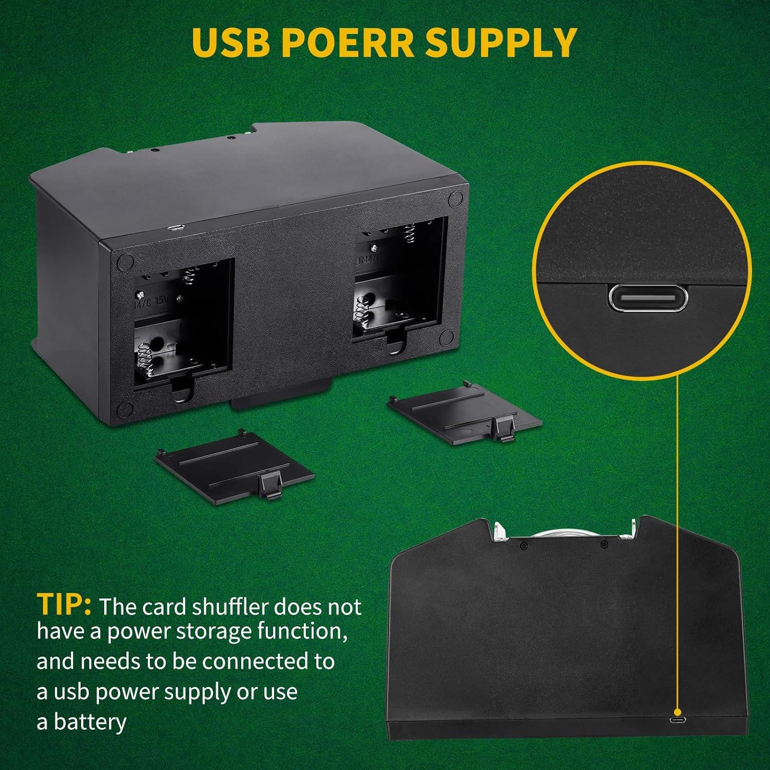 Barajador de Cartas Automático AOZBZ F-4370596 USB/Batería