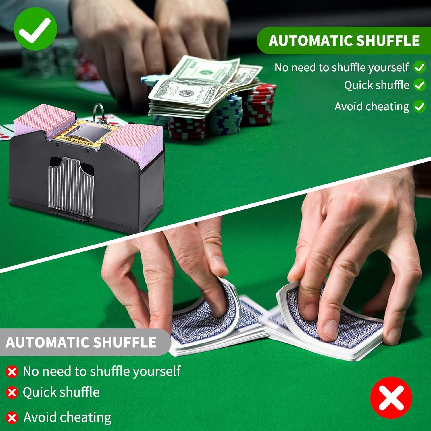 Barajador de Cartas Automático AOZBZ F-4370596 USB/Batería