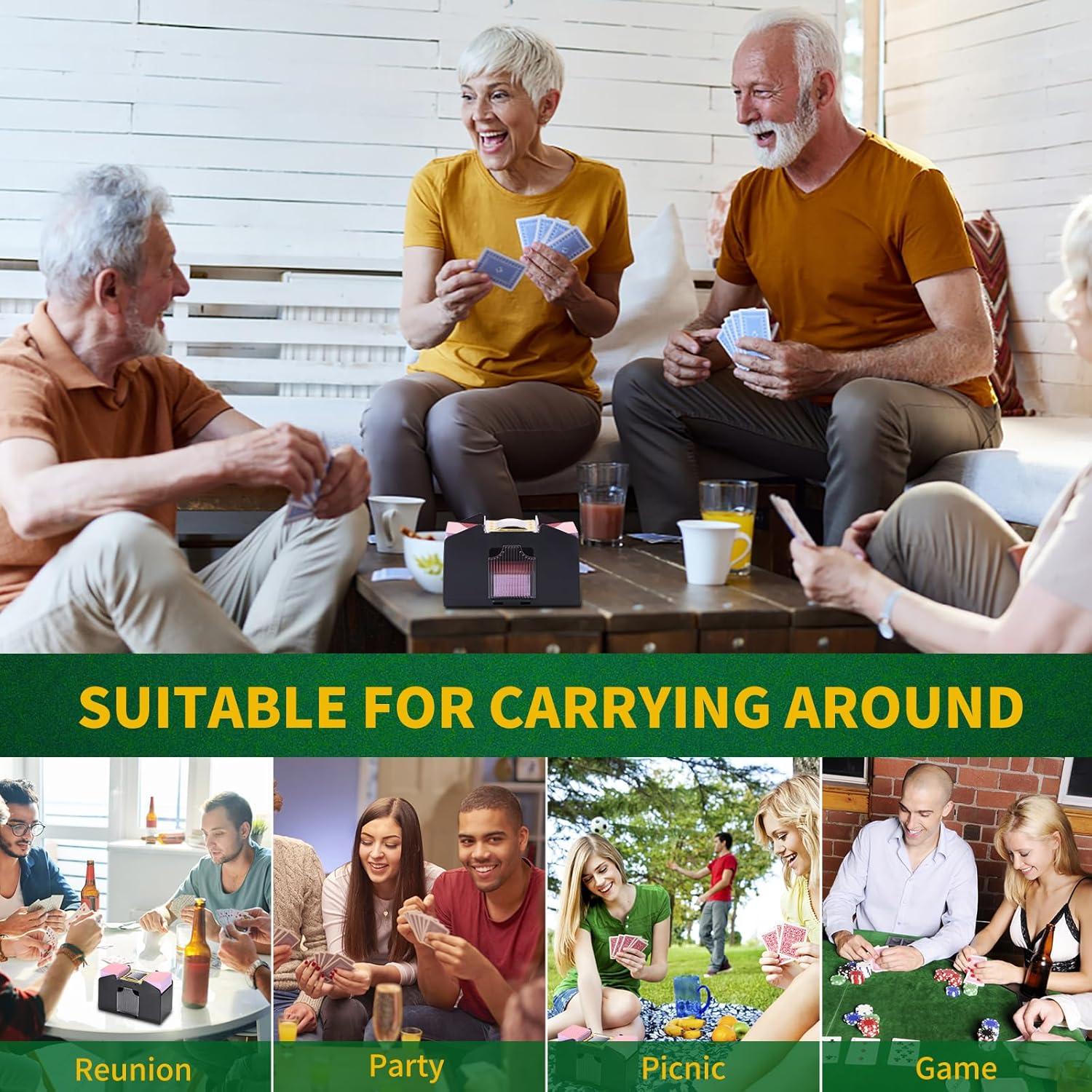 Barajador de Cartas Automático AOZBZ F-4370596 USB/Batería