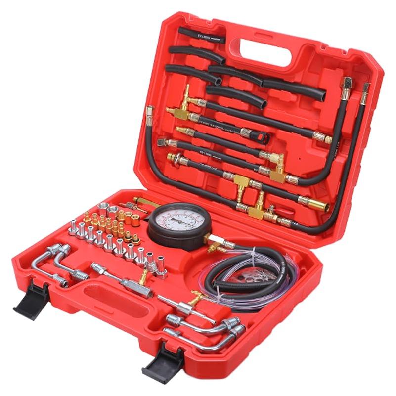 Kit de Prueba de Presión de Inyección de Combustible ZJERYL 0-10 Bar