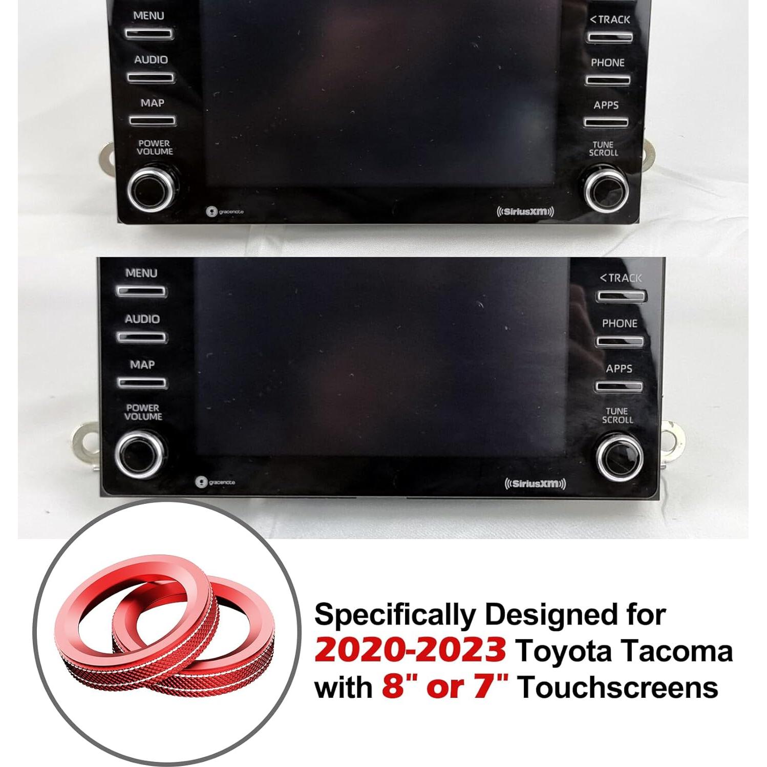 Accesorios de Interior Toyota Tacoma 2020-2023 6 PCS Aluminio