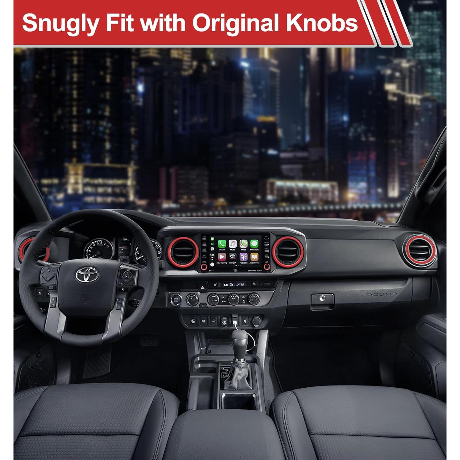 Accesorios de Interior Toyota Tacoma 2020-2023 6 PCS Aluminio