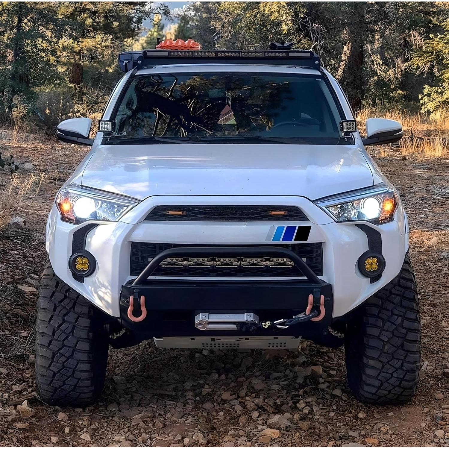 Calcomanía de Rayas Neo Retro iJDMTOY 33 cm para Toyota/Lexus