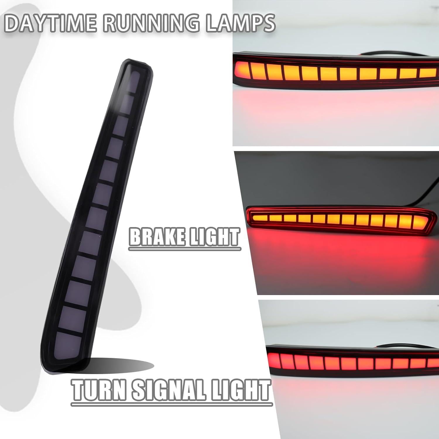 Luces LED Reflectores Traseros ZDEERAOTO para Toyota Corolla 2020-2025