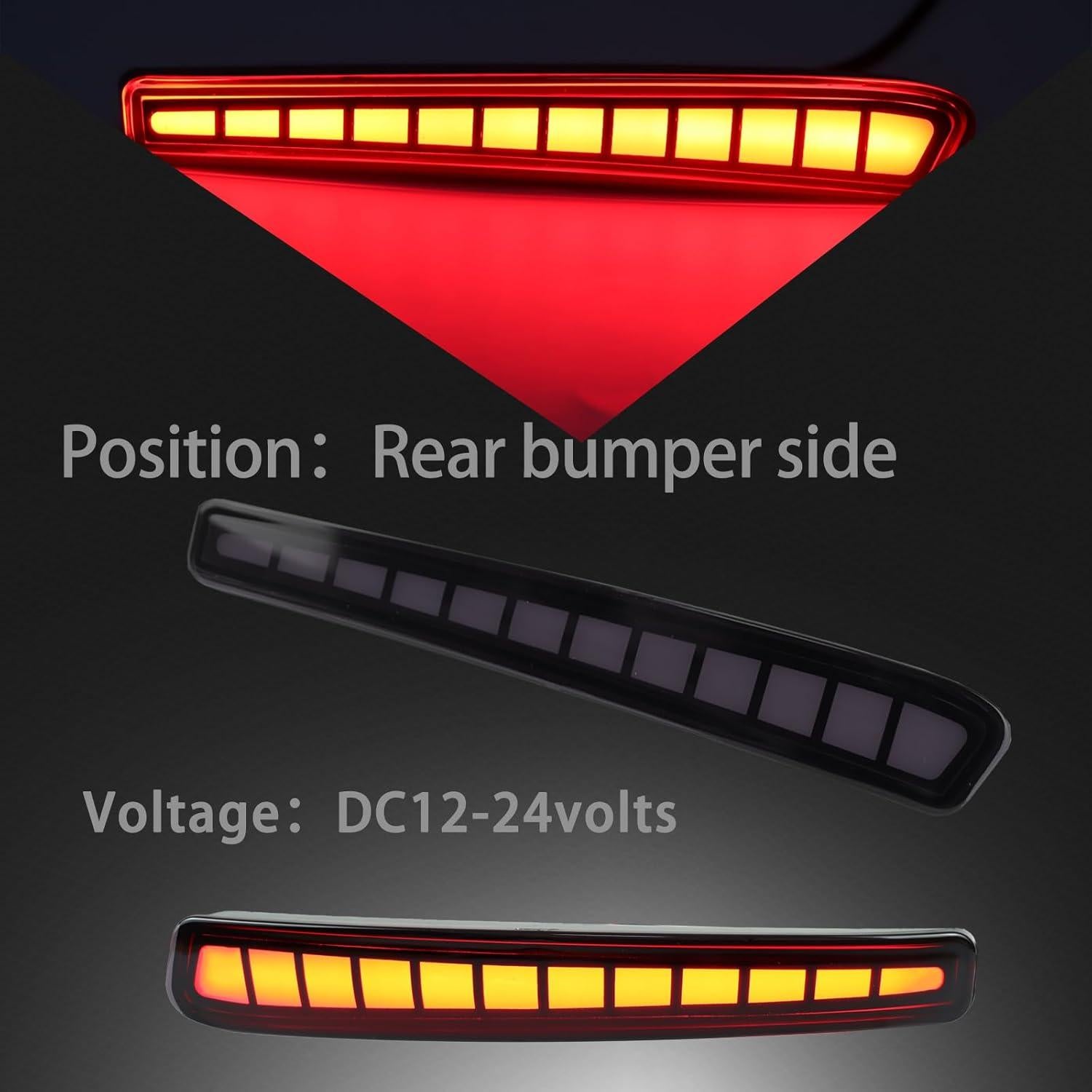 Luces LED Reflectores Traseros ZDEERAOTO para Toyota Corolla 2020-2025