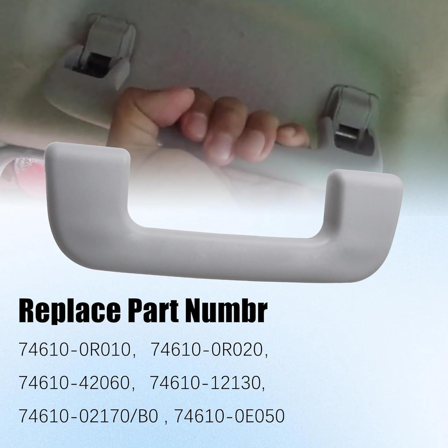 Mango de Tirar Techo Interior Shtuomoland Gris Compatible Toyota