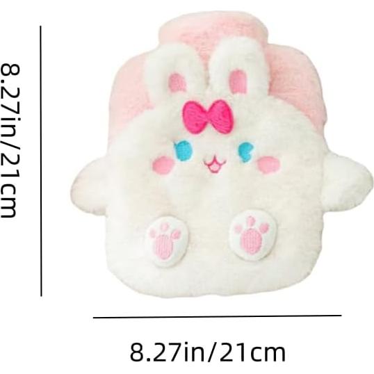 Bolsa de Agua Caliente LIUHUIZEYU 500ml con Funda de Peluche