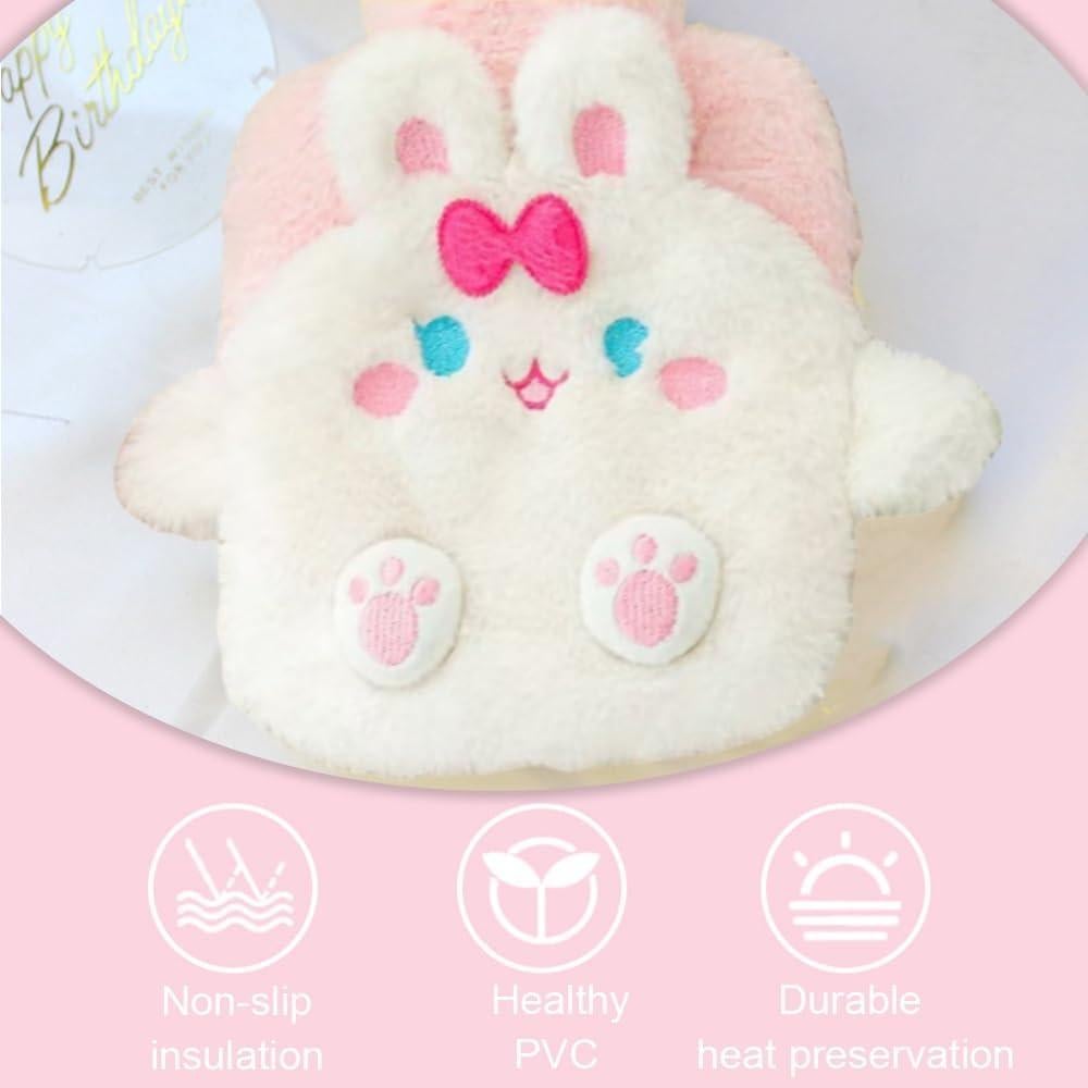 Bolsa de Agua Caliente LIUHUIZEYU 500ml con Funda de Peluche