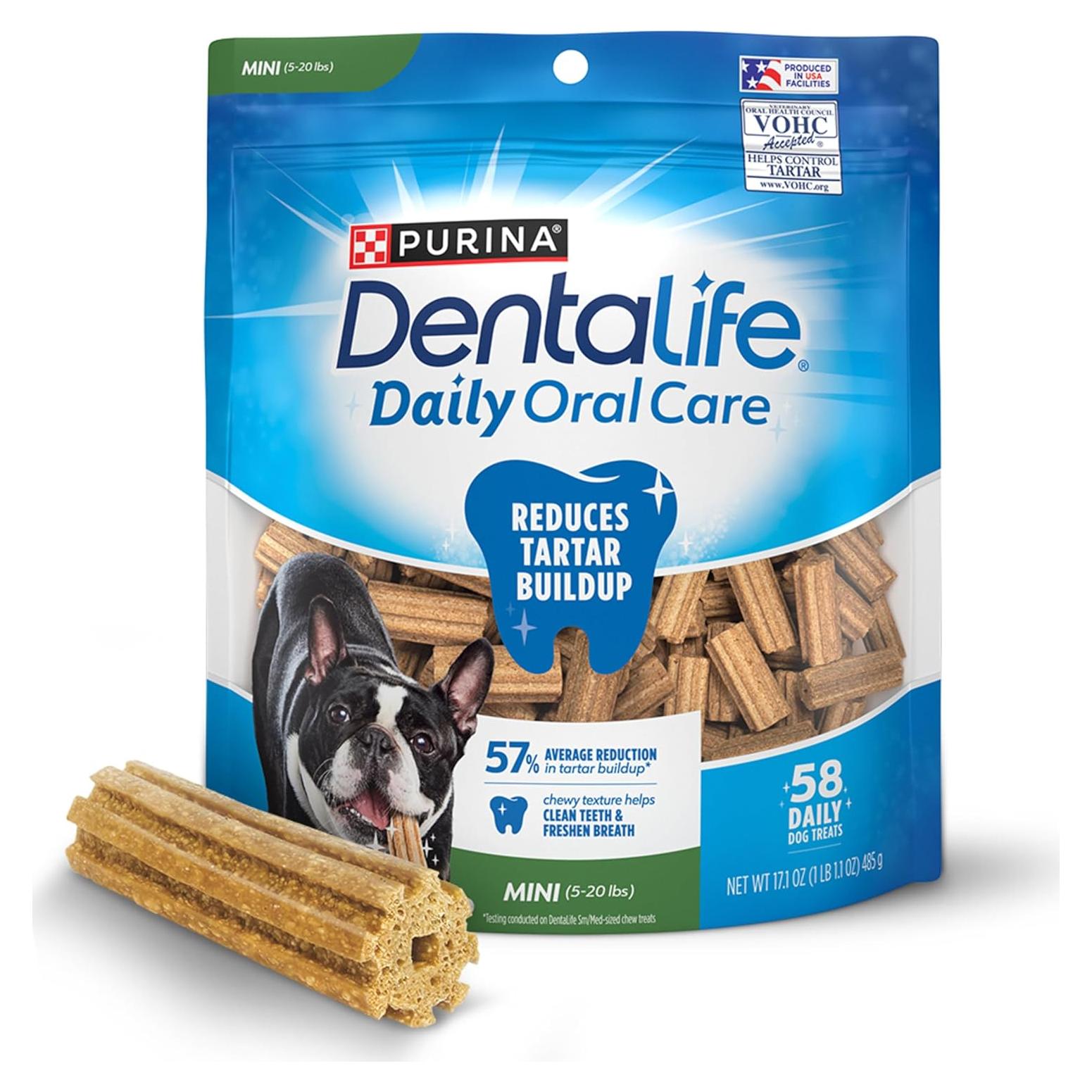 Golosinas DentaLife Cuidado Oral para Perros Pequeños 485.4 g