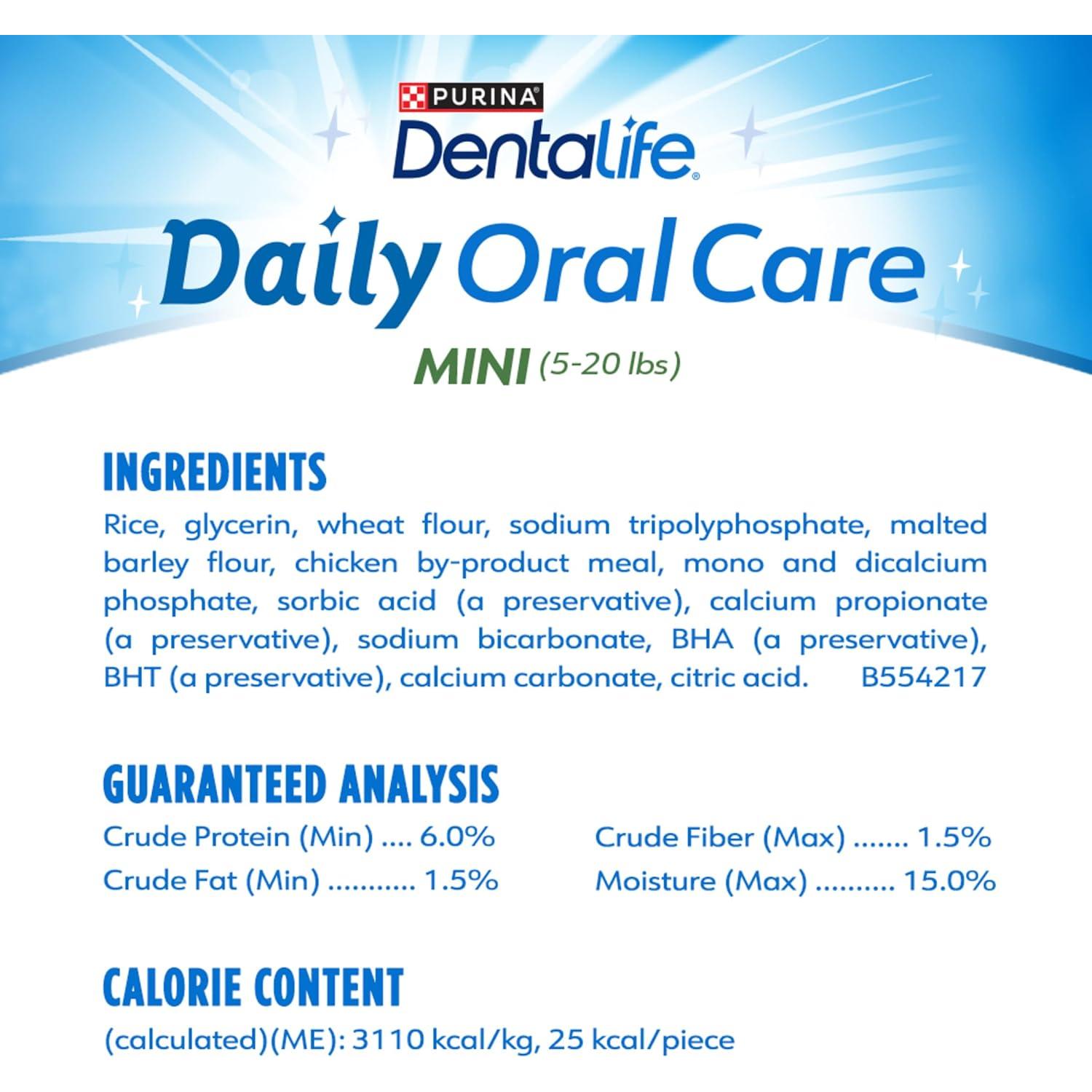 Golosinas DentaLife Cuidado Oral para Perros Pequeños 485.4 g