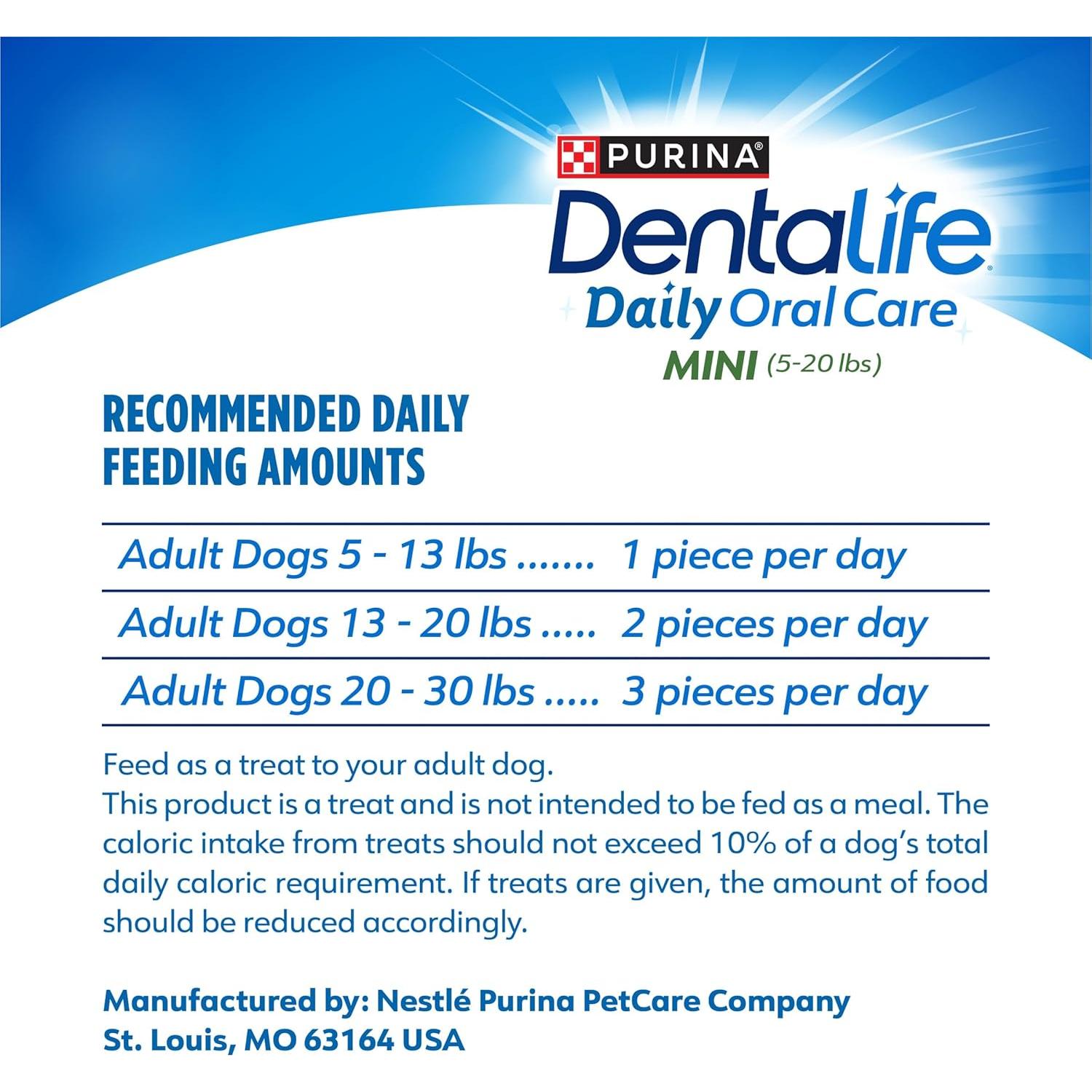Golosinas DentaLife Cuidado Oral para Perros Pequeños 485.4 g