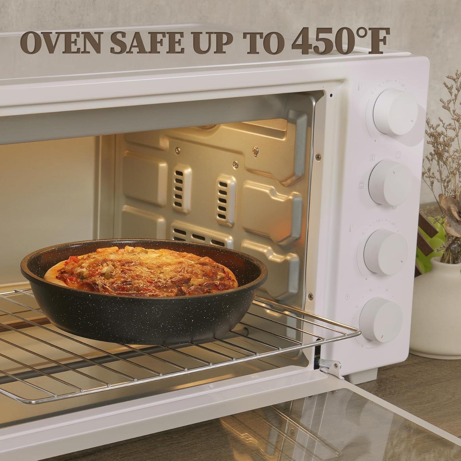 Juego de Utensilios de Cocina 23Pcs Coicur Antiadherente Negro