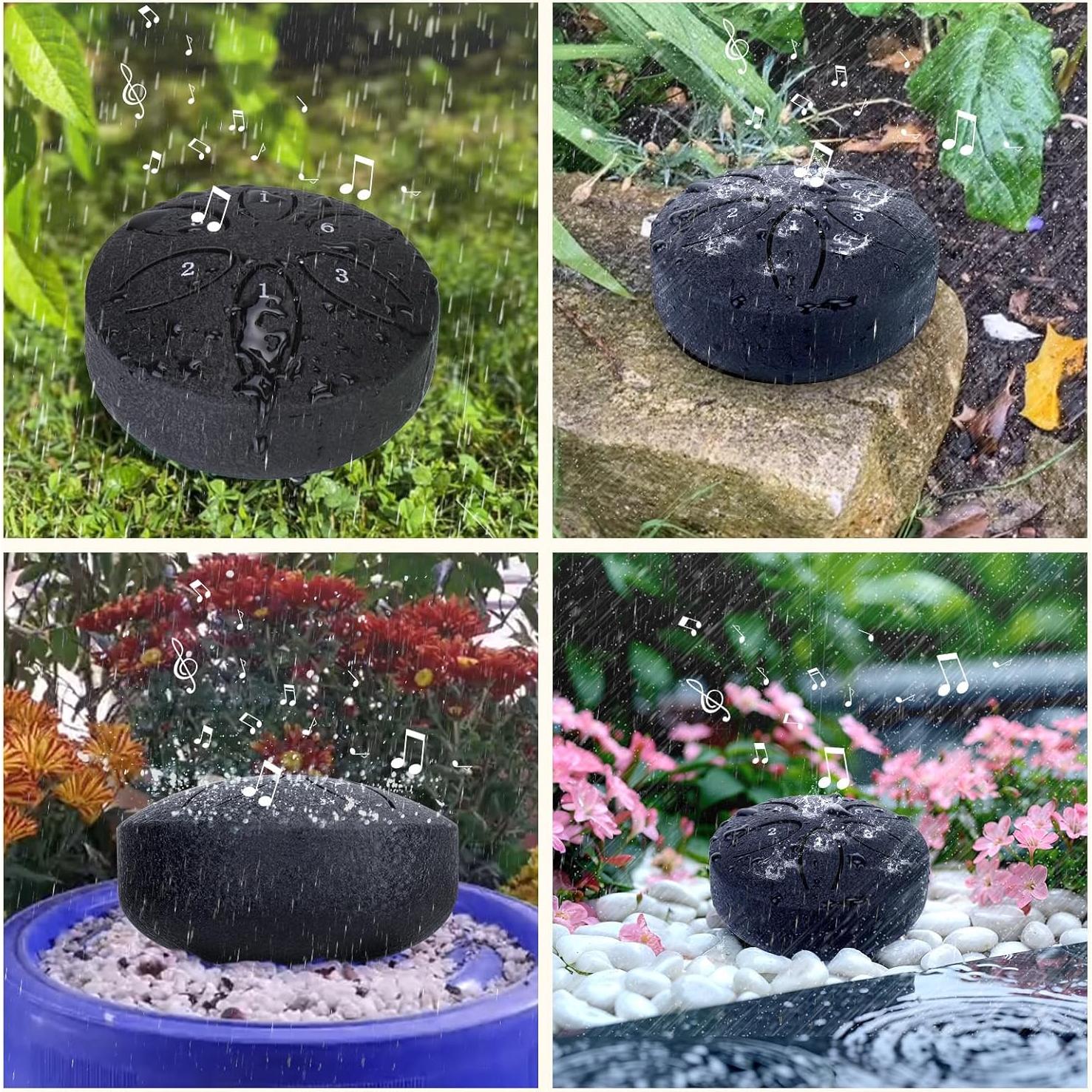 Tambor de Lluvia BABORUI 3 cm Negro - Instrumento Musical Exterior