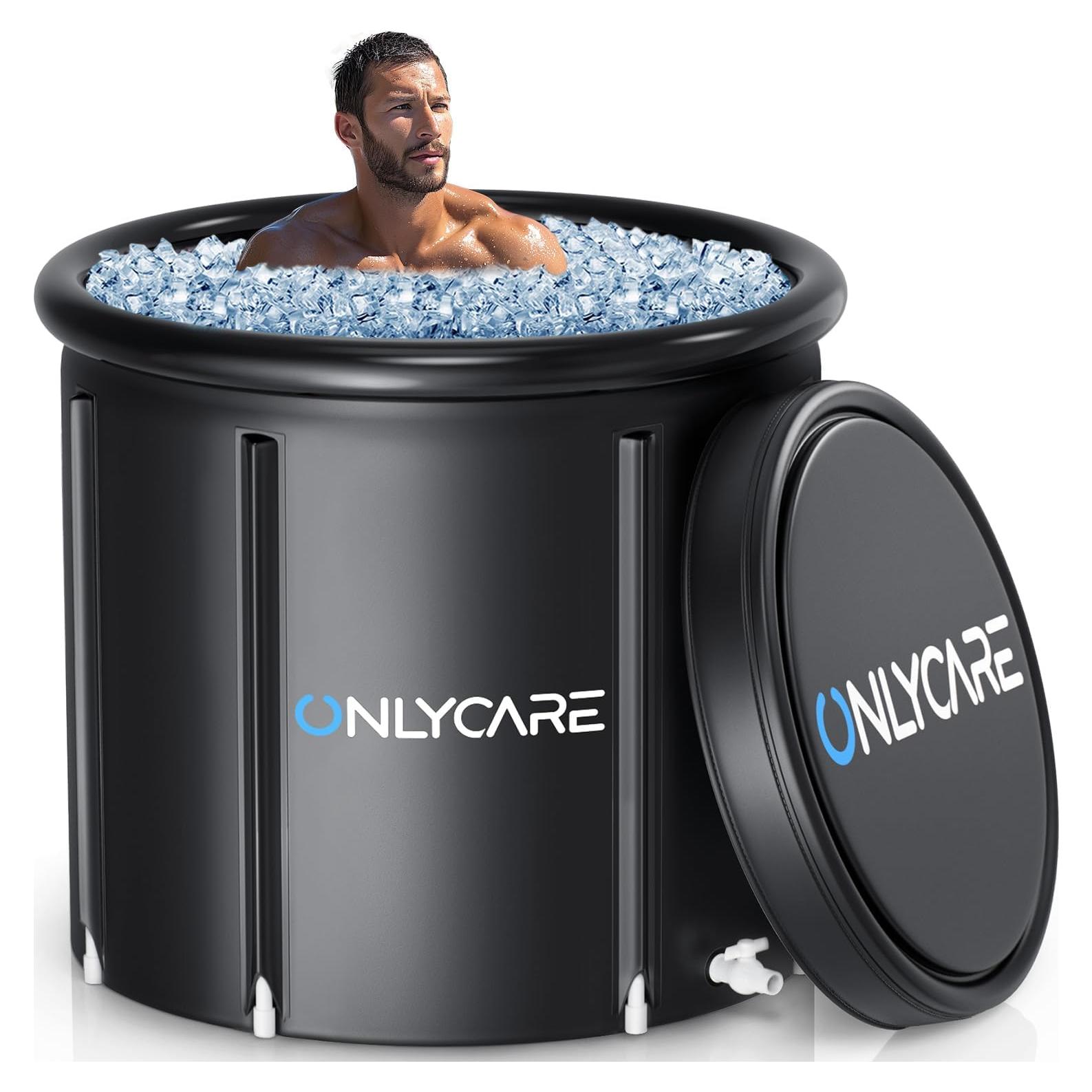 Bañera de Hielo ONLYCARE XXL 511L Portátil con Tapa