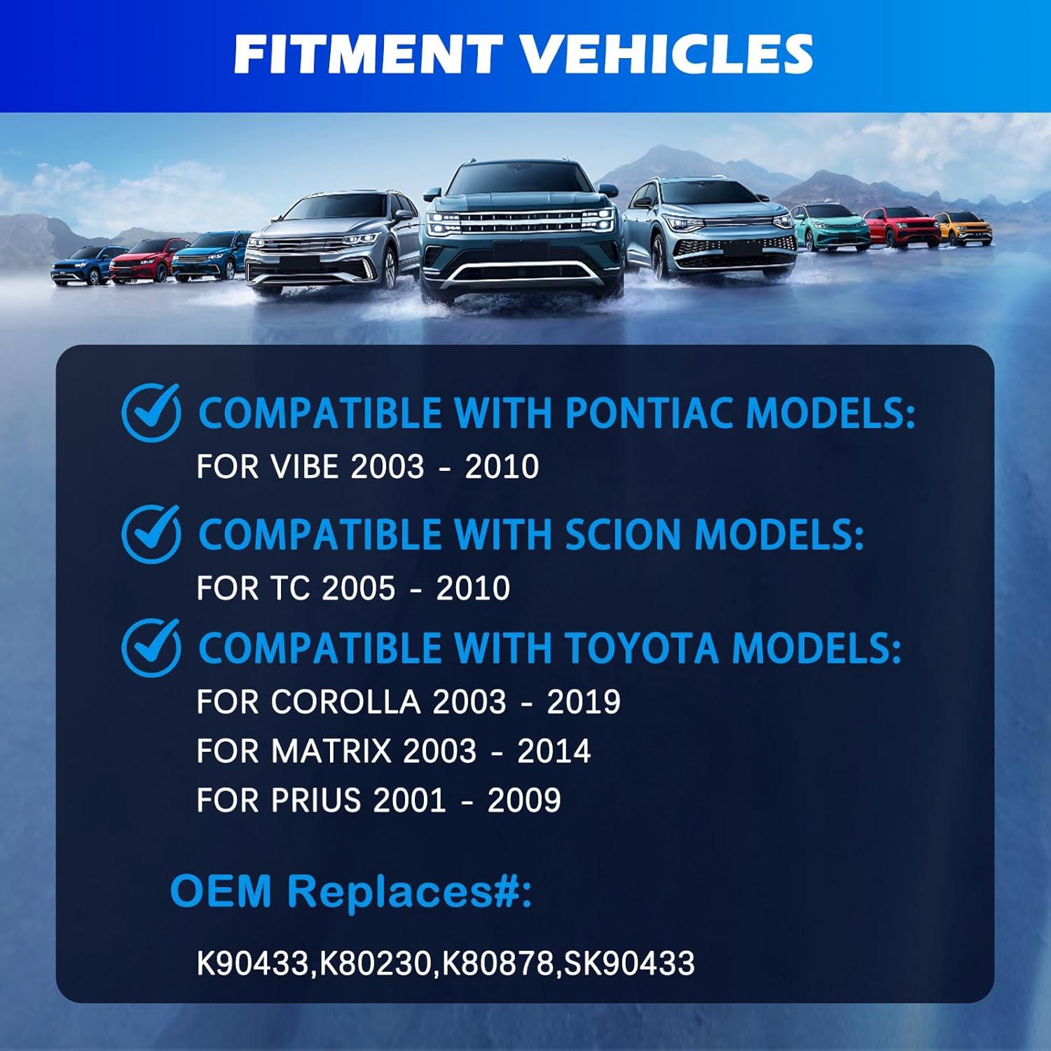 2 Piezas Enlaces de Barra Estabilizadora Usucrre K80230 para Toyota y Pontiac