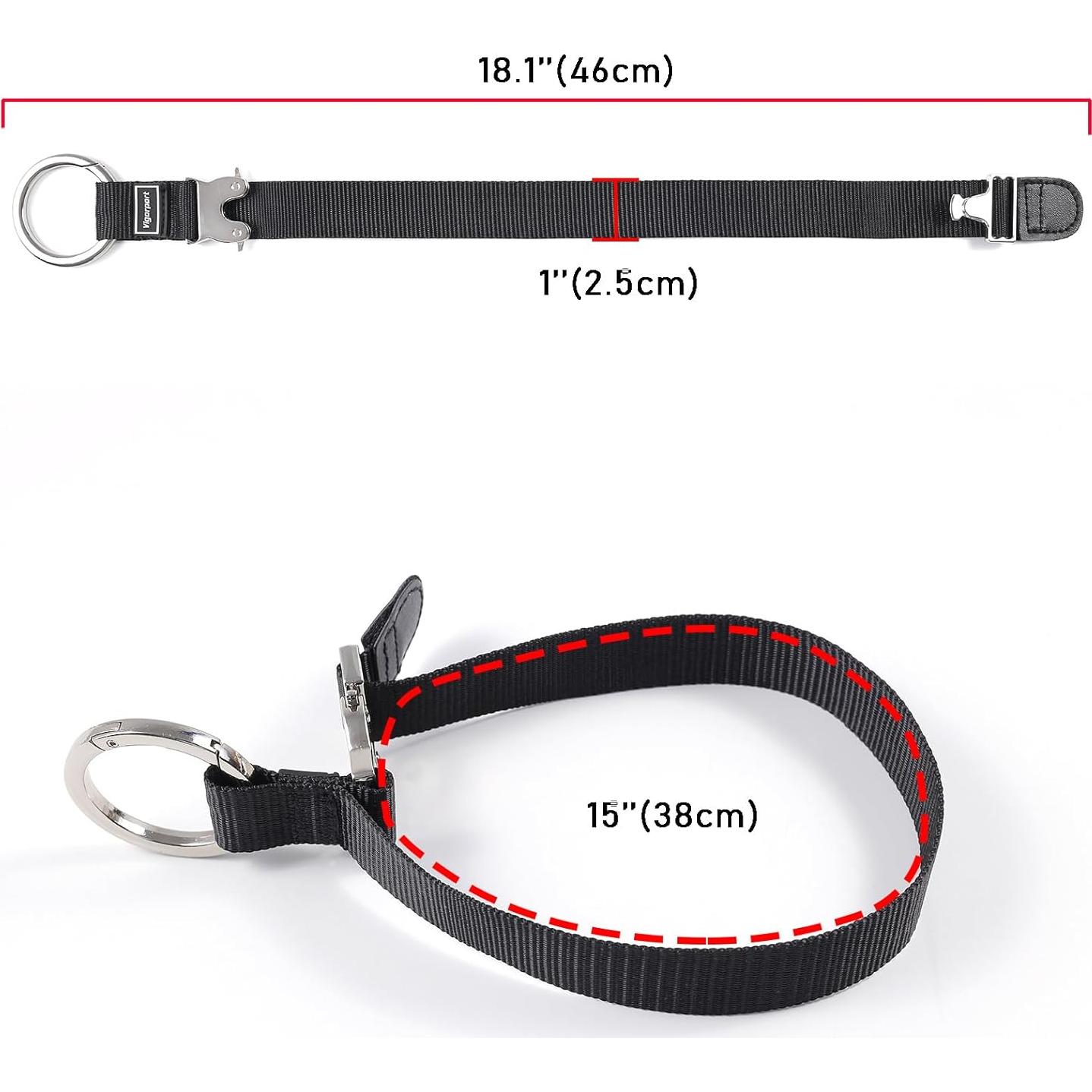 Correa Sujetadora de Chaqueta Vigorport VigorGripper Negro