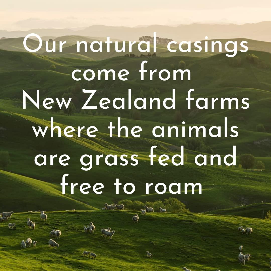 Fundas Naturales para Salchichas Cordero 19mm 9.75m Halal