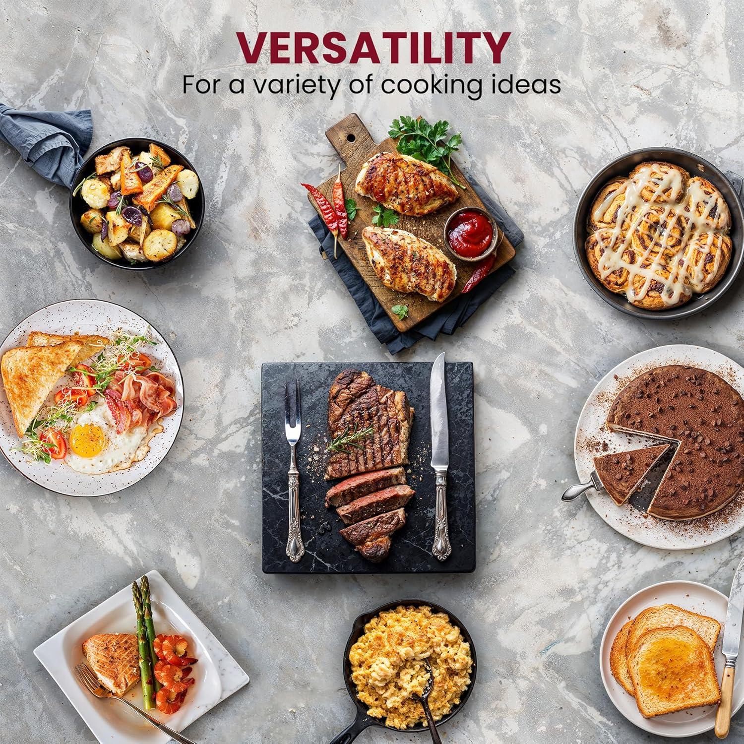 Sartén Eléctrica Profunda Elite Gourmet 10.5Qt Negra 40.6x33cm