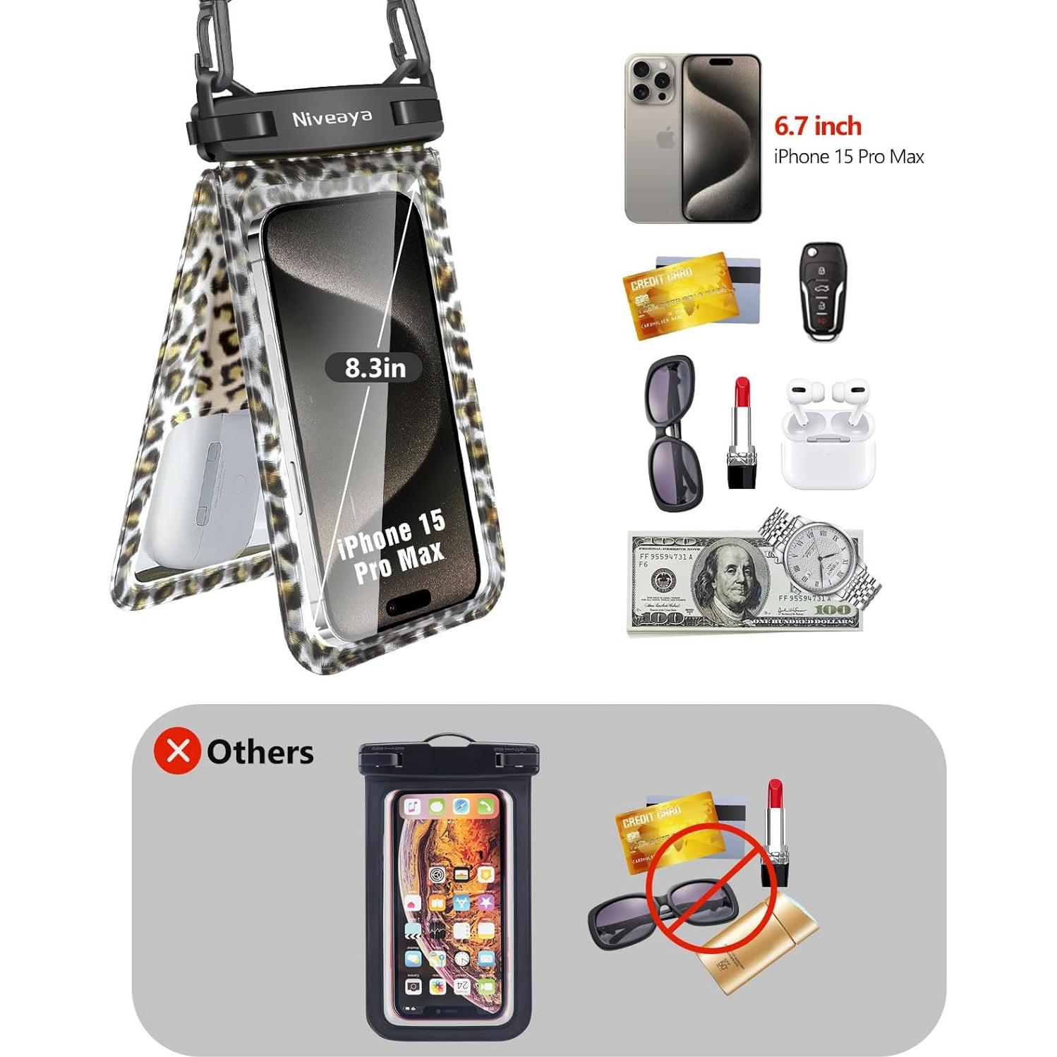 Funda Impermeable Niveaya para Teléfono - Paquete de 2