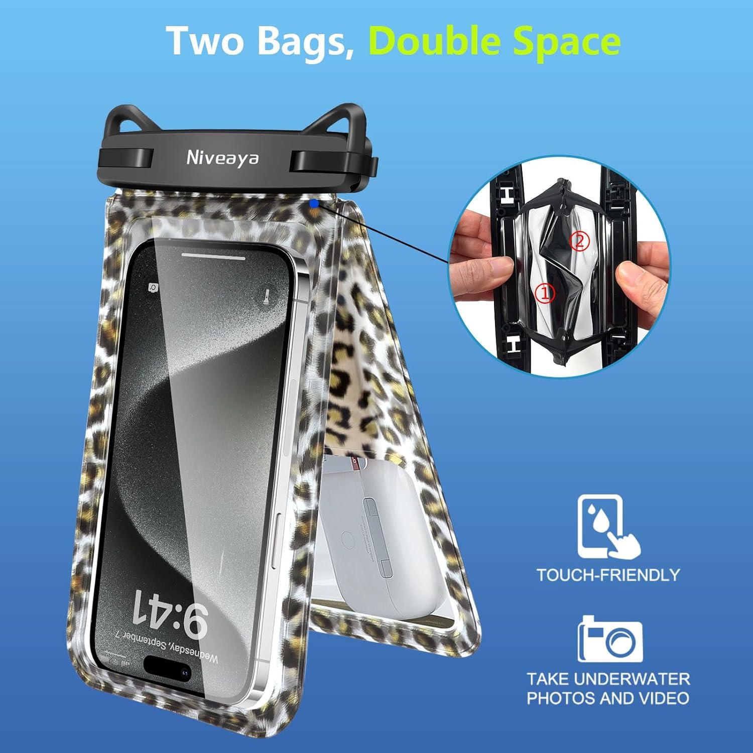 Funda Impermeable Niveaya para Teléfono - Paquete de 2