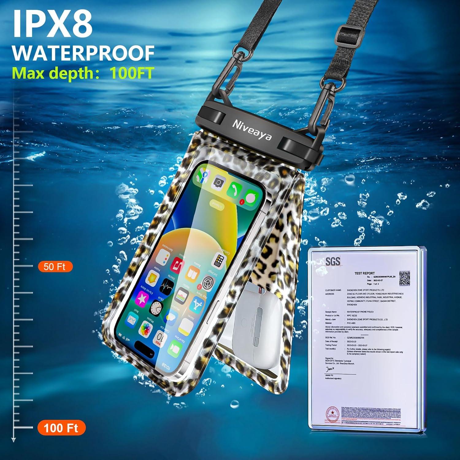 Funda Impermeable Niveaya para Teléfono - Paquete de 2