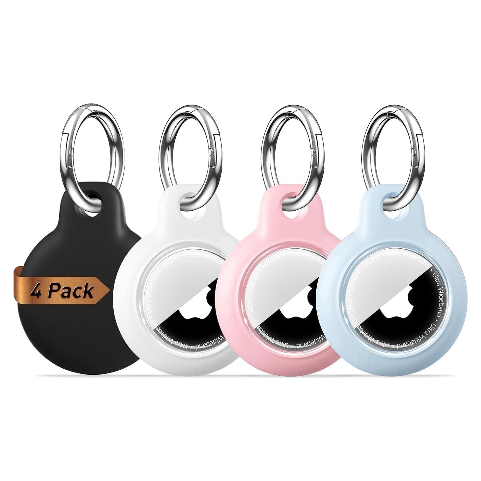 Funda Impermeable Criyar para AirTag - 4 Pack, Anti-Rayas