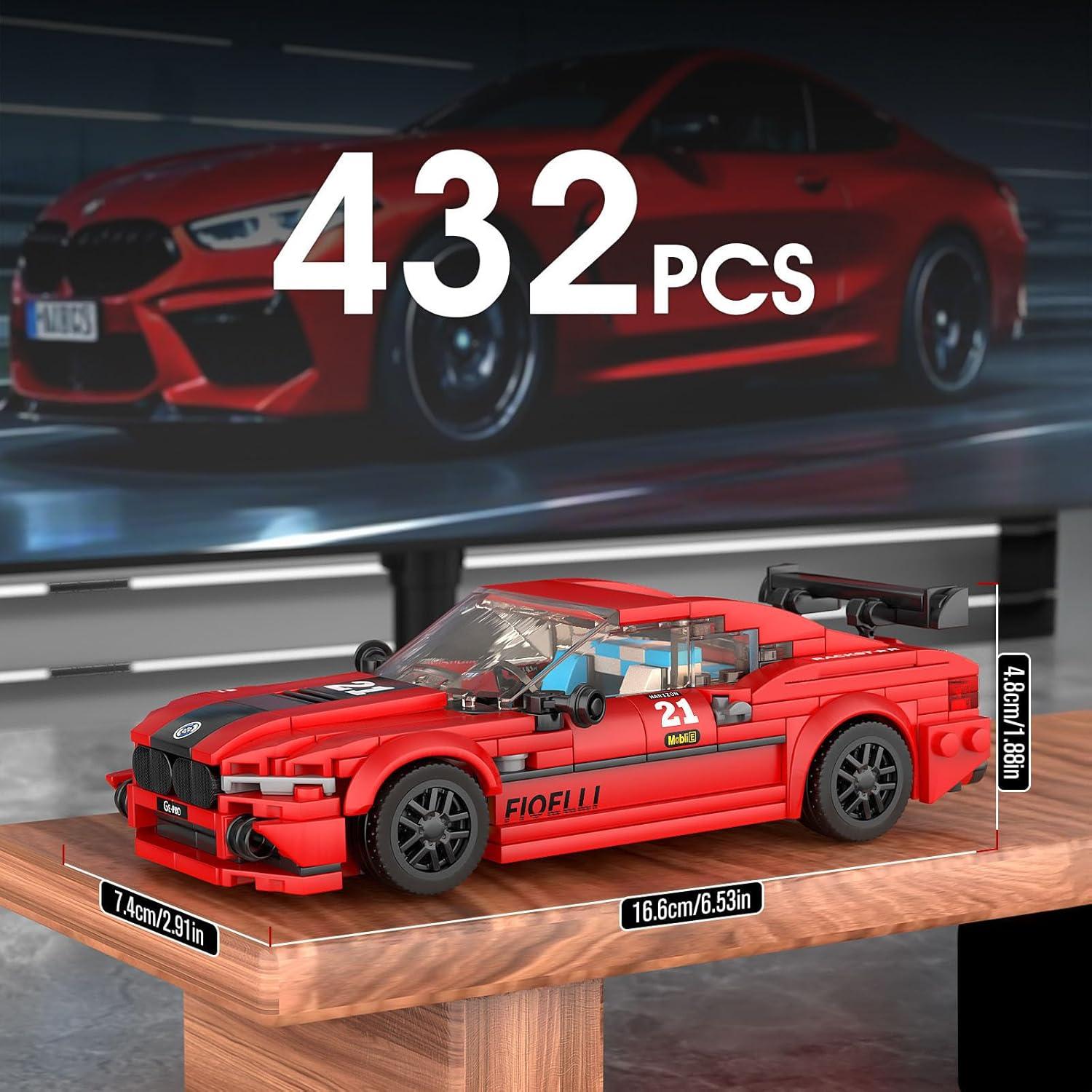 Coche de Carreras M8 Mould King 480 Piezas para Niños y Adultos