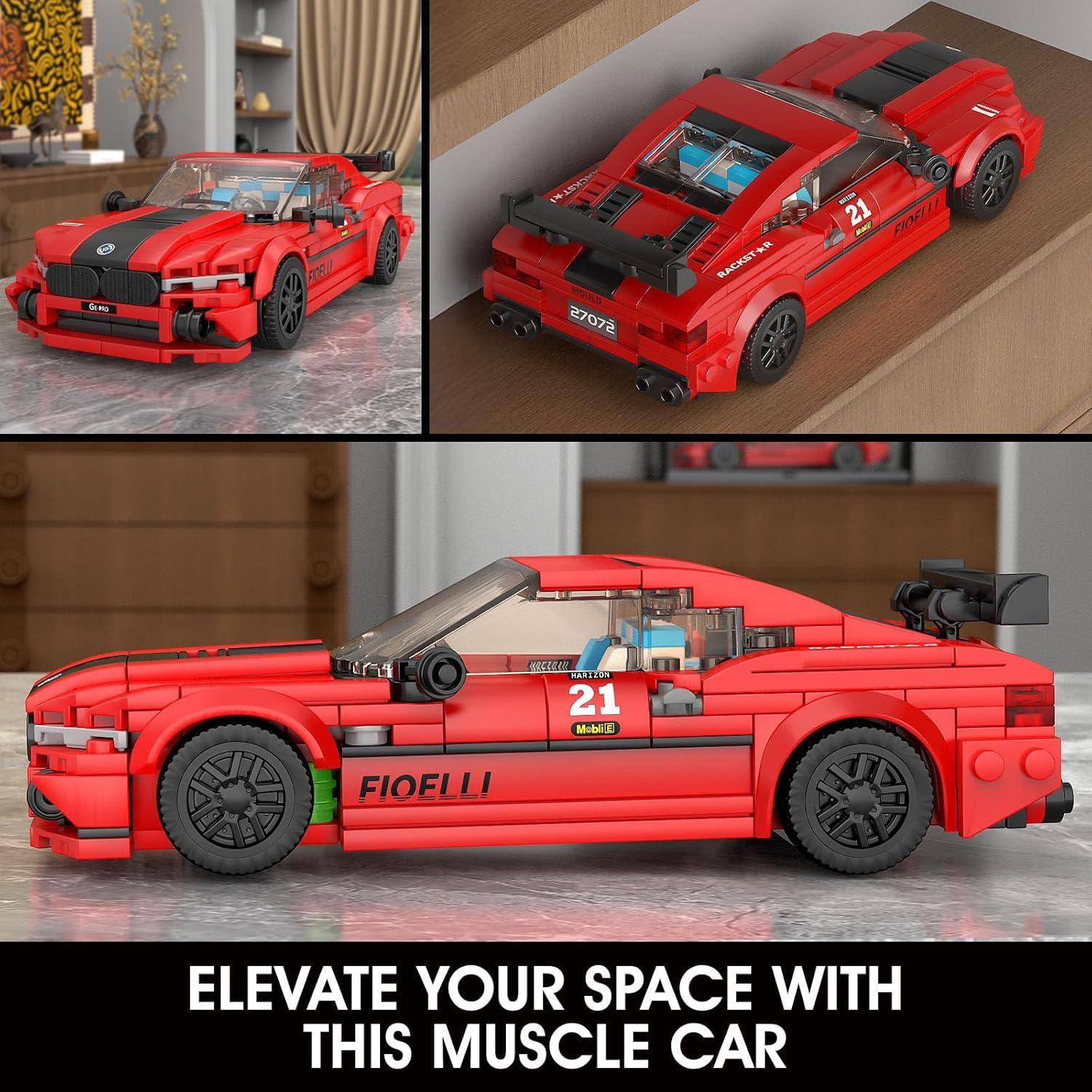 Coche de Carreras M8 Mould King 480 Piezas para Niños y Adultos