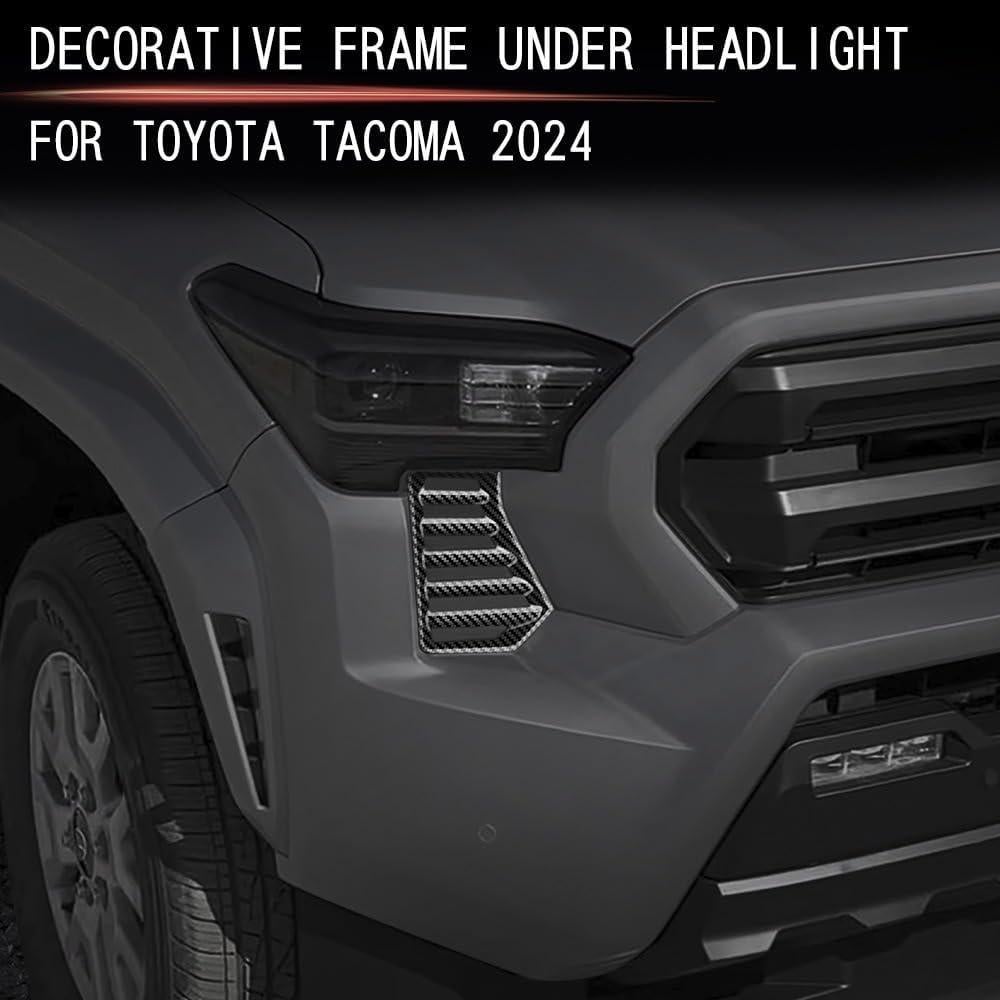 Cubierta de Luz de Niebla Toyota Tacoma 2024-2025 ABS Carbono