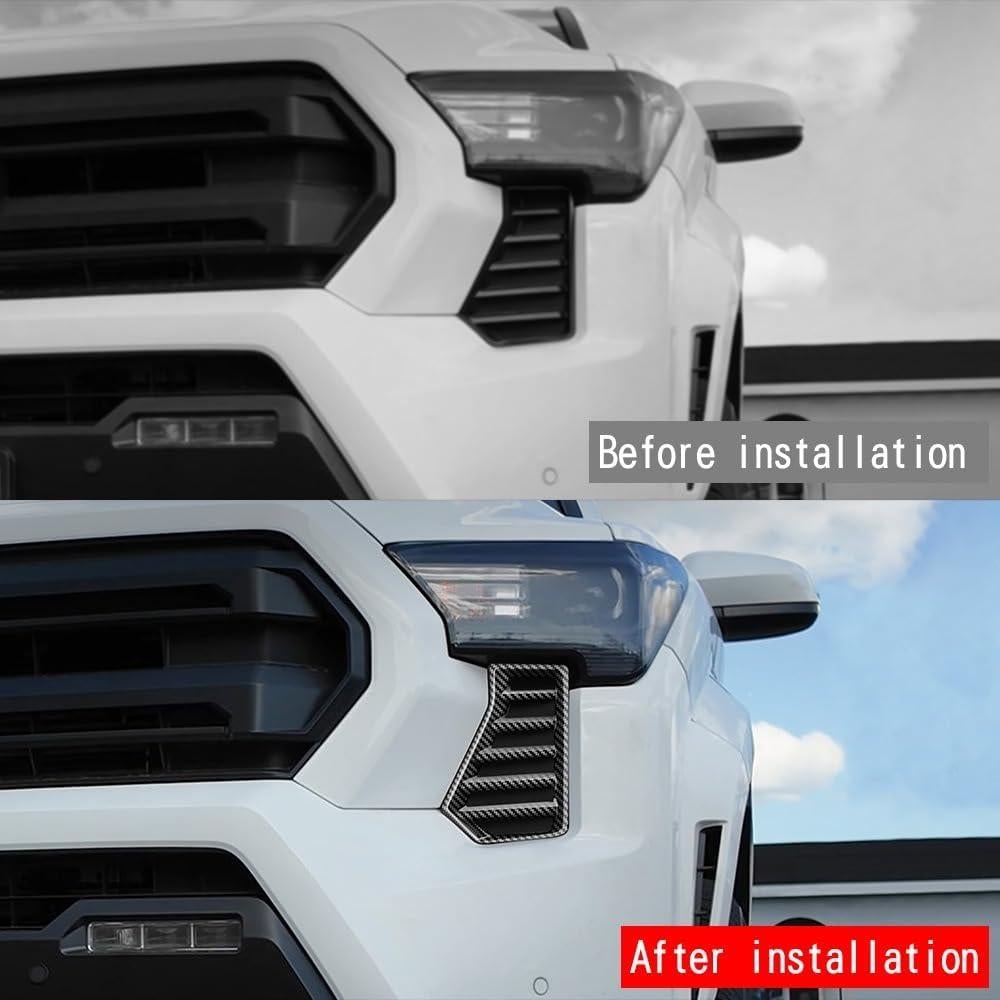 Cubierta de Luz de Niebla Toyota Tacoma 2024-2025 ABS Carbono