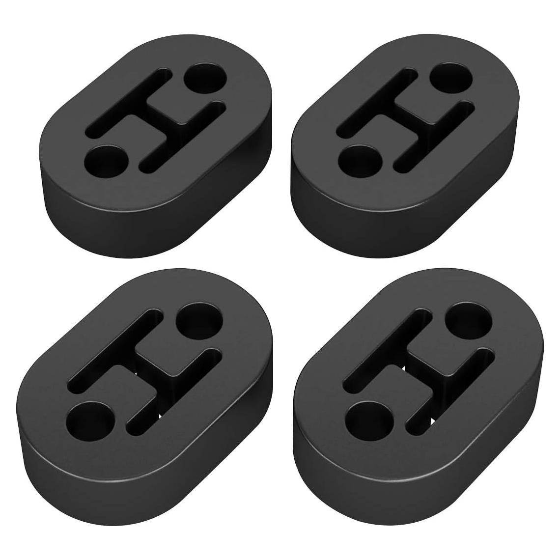 Soporte de goma para escape LCGP 2 agujeros 4PCS 1.14 cm