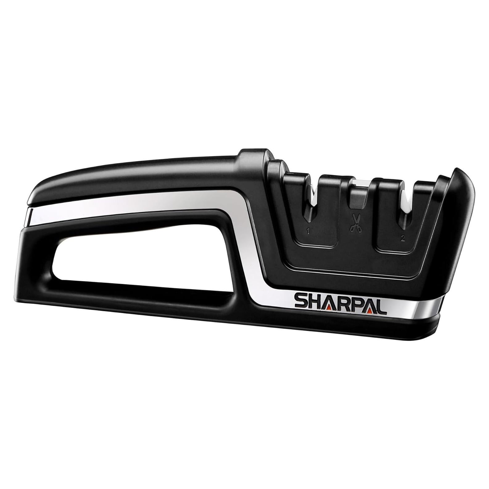 Afilador de Cuchillos y Tijeras SHARPAL 190N 3-en-1 Profesional