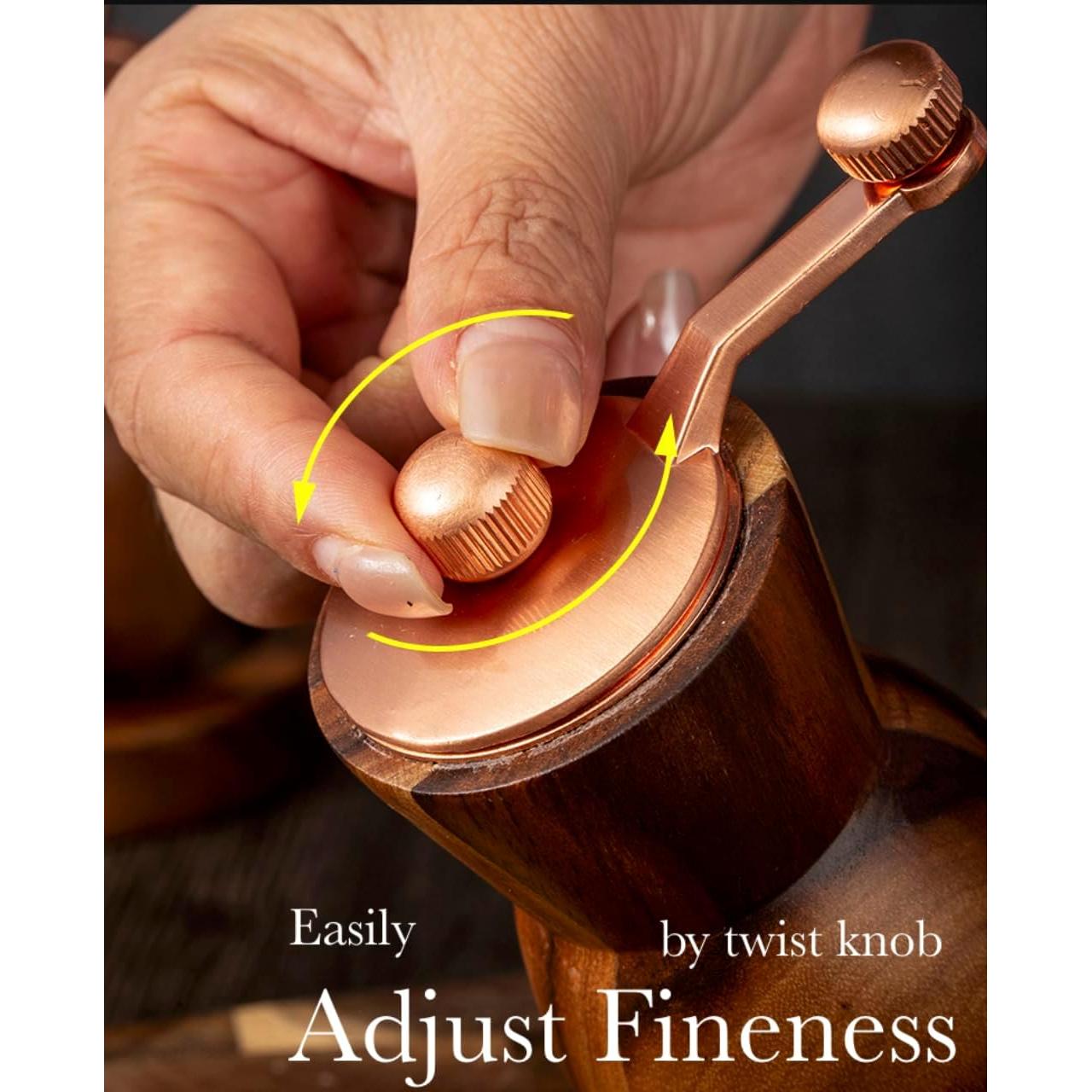 Juego de Molinillos de Sal y Pimienta Stelalloy de Madera